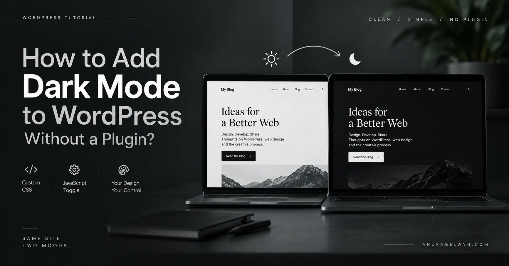 How to Add Dark Mode to WordPress Without a Plugin